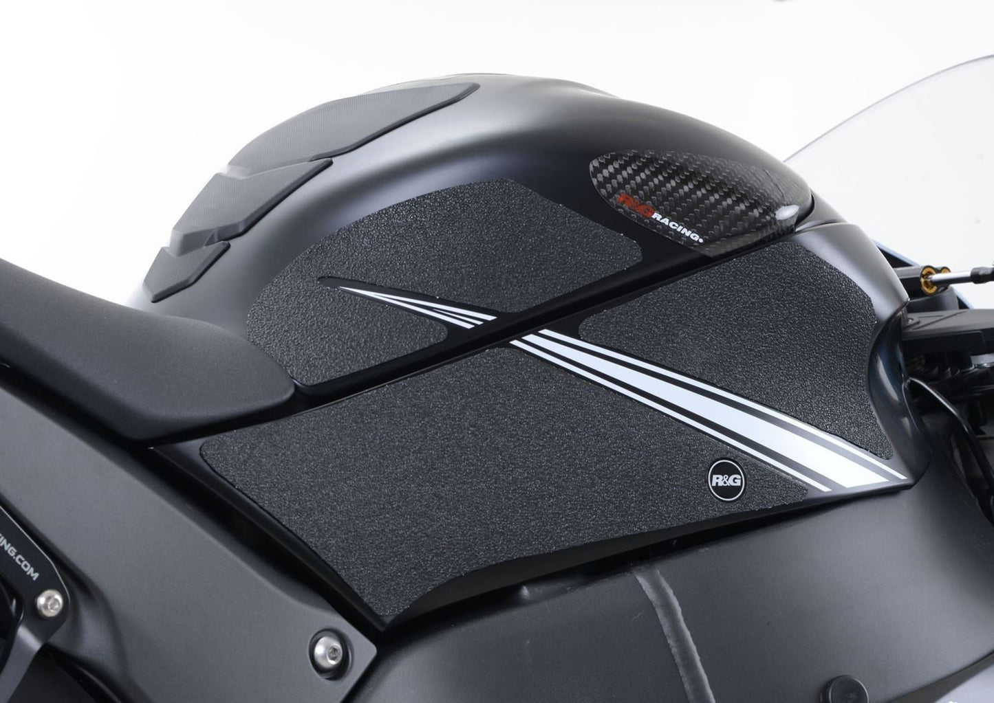 R&G Tank Traction Grip for Kawasaki ZX10R '16-'20 Colour: Black