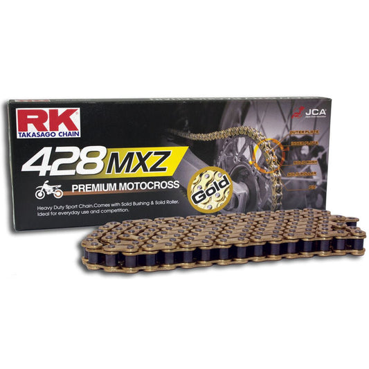 RK GB428MXZ4-124 Gold Pro MX Chain