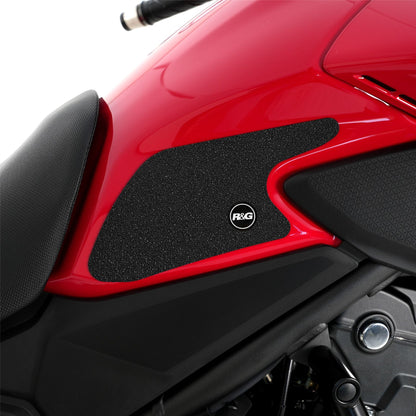 R&G Tank Traction Grips for Honda NX500 '24- Colour: Black
