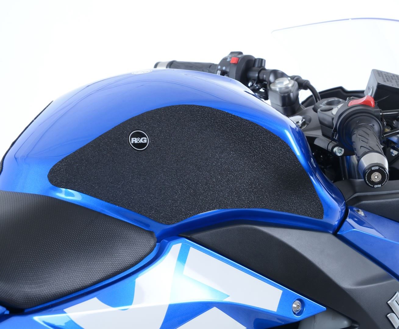 R&G Tank Traction Grips for Suzuki GSX250R '17- Colour: Black