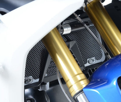 Radiator Guard for the BMW R1200R/RS '15-'18 R1250R (RS) '19-, R1250RS SE '24- Radiator Guard Colour: Black
