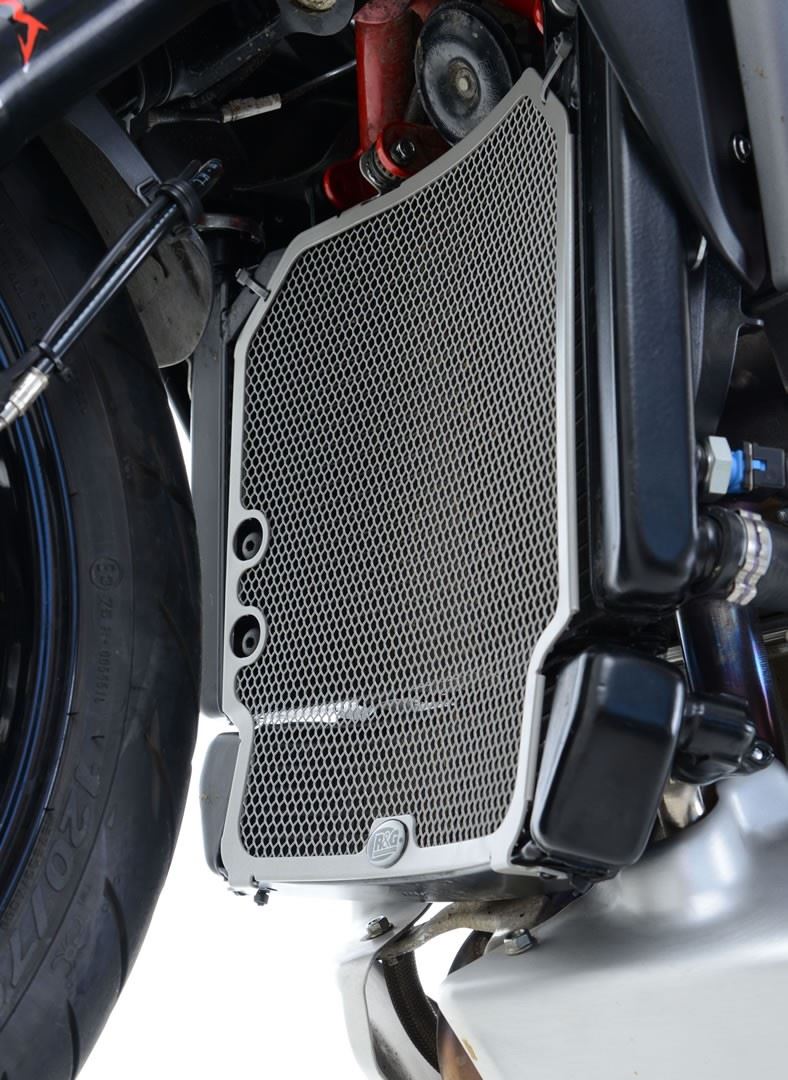 Radiator and Oil Cooler Guard for MV Agusta Rivale/Stradale/Turismo Veloce 800 '15- models Colour: Titanium