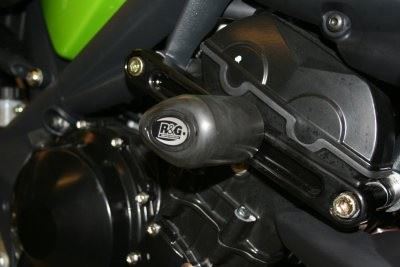Crash Protectors - Aero Style for Triumph Street Triple 675 '07-'12 Colour: Black