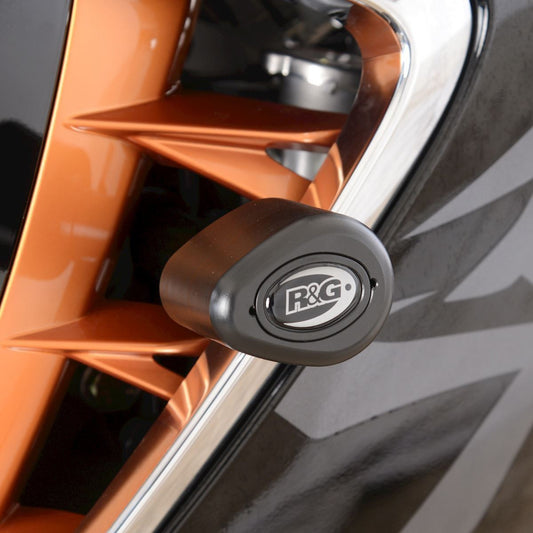 Crash Protectors- Aero Style (Non-Drill) for Suzuki Hayabusa '21- Colour: Black