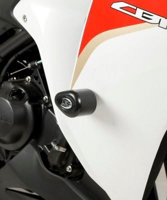 Crash Protectors - Aero Style for Honda CBR250R 2011- /WK SP250/SP50 and WKSP125 Colour: White