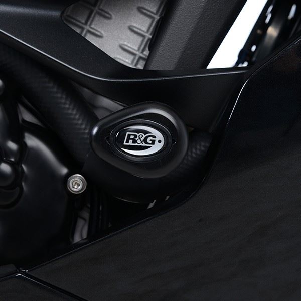 Crash Protectors (Upper) - Aero Style for Kawasaki ZX6R 636 '19-'21 Colour: Black