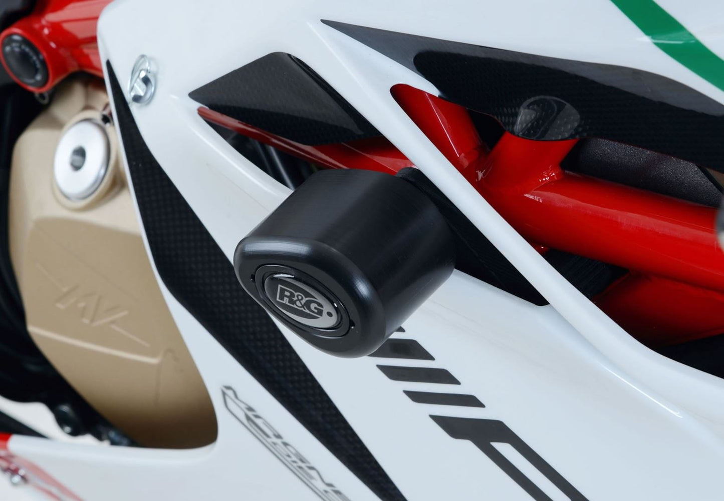 Crash Protectors - Aero Style for MV Agusta F4RC '15- Colour: White
