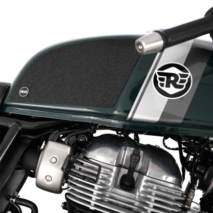 R&G Tank Traction Grips for Royal Enfield Continental GT 650 ’19- Colour: Black