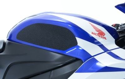 R&G Tank Traction Grips for Honda CBR600RR '07-'12 Colour: Black