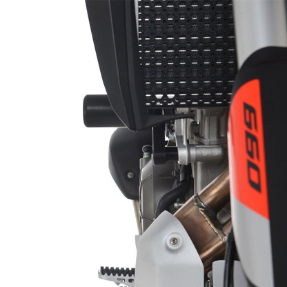Crash Protectors - Aero Style for Aprilia Tuareg 660 '22- Colour: Black