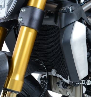 Radiator Guards for Ducati Monster 1200, 1200S, Monster 821 '14- & Hypermotard 950 ’19- (SP/RVE '21-), Diavel 1260 (S) '19-'20, Supersport (S) '17-20 & Supersport 950 S '21-  Colour: Black