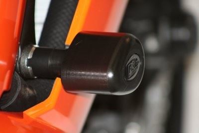 Crash Protectors - Aero Style for Kawasaki ZX6R '07-'12 Colour: Black