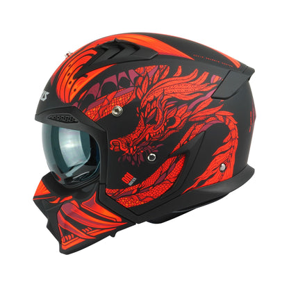 Axxis Hunter SV Oni B5 Matt Red L 59-60cm Helmet