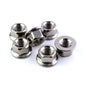 Titanium Sprocket Nuts M8X1.25 (5-piece set) Colour: Black PVD