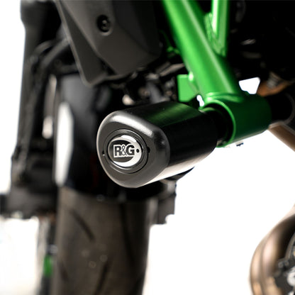 Crash Protectors - Aero Style for Kawasaki Z650 '17- , Z650RS '21- '24, Ninja 650 '17- '24 Colour: Black