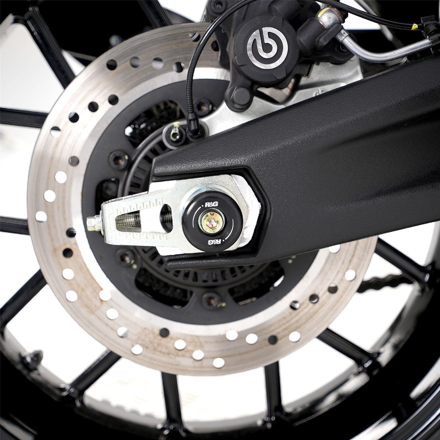 Swingarm Protectors for Ducati Scrambler '15-, Urban Enduro '15-'17, Scrambler 1100 '18-, Desert Sled '18-, Scrambler 1100 Pro '20-  & Monster 797 '17-
