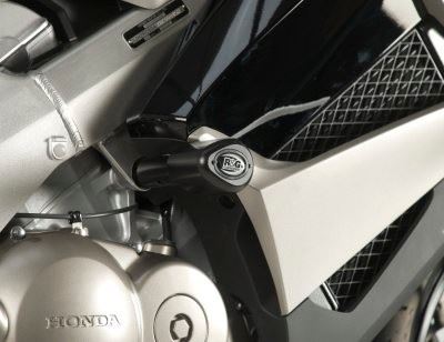 Crash Protectors - Aero Style for Honda CrossRunner '11- Colour: Black