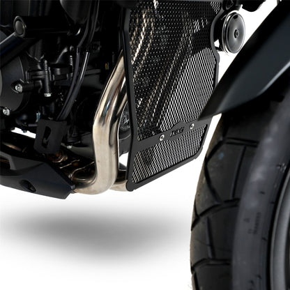 Downpipe Grille for the Honda CB500X '19- & CB400X '19-, NX500 '24- Radiator Guard Colour: Black