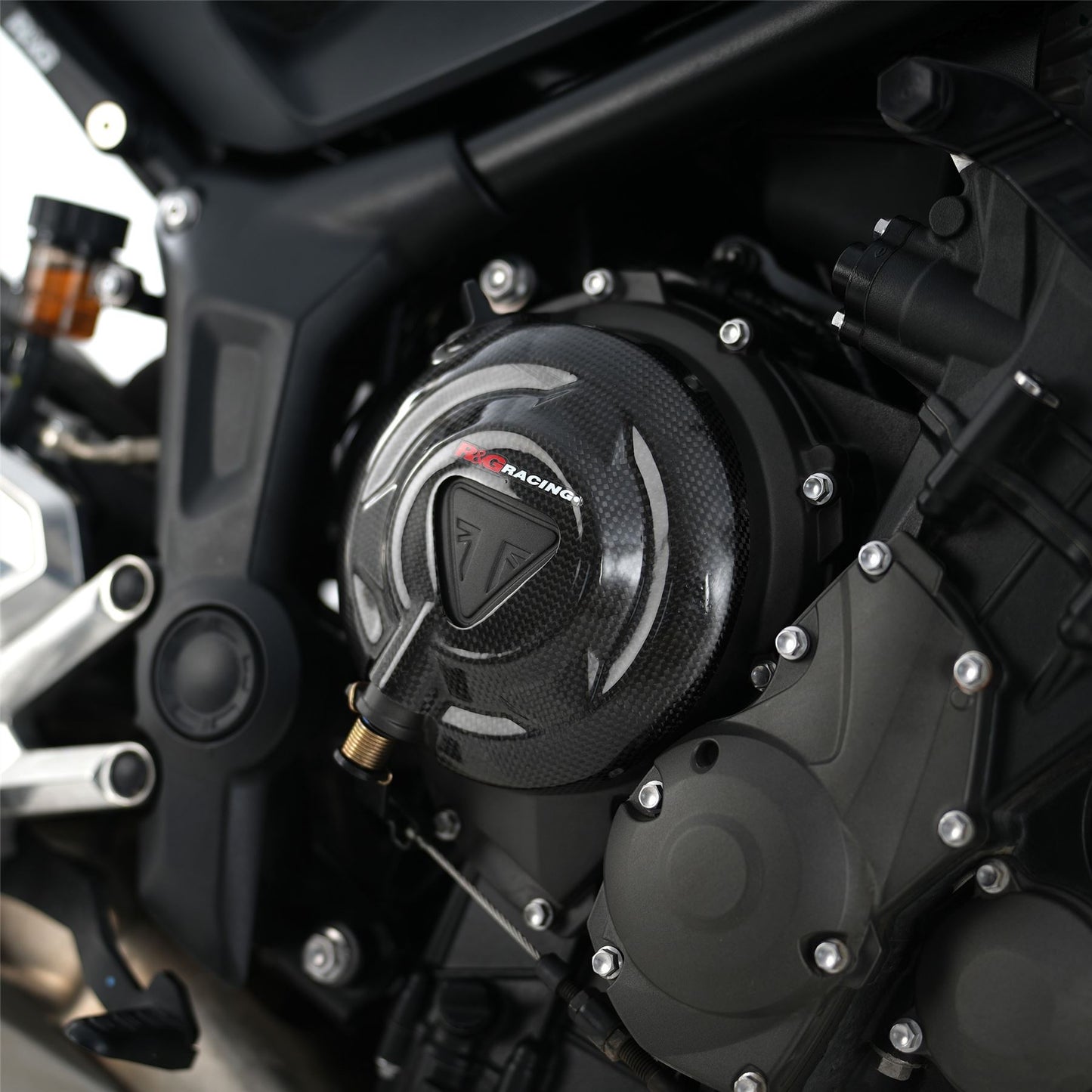 Carbon Fibre Engine Case Slider (RHS) for Triumph Trident 660 '21-, Daytona 660 '24- & Tiger 660 '22- '24
