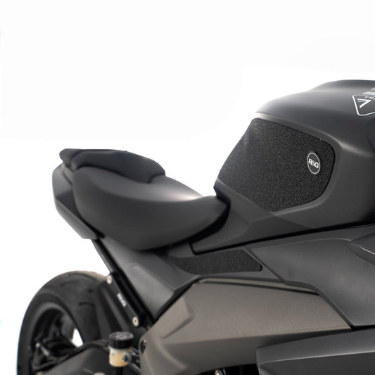 R&G Tank Traction Grips for Triumph  Daytona 660 '24- Colour: Clear