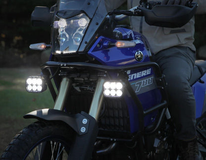 DENALI DL-6 Driving Light w/ DataDim Technology, 6-LED, Elliptical Hybrid Beam Colour: Yellow