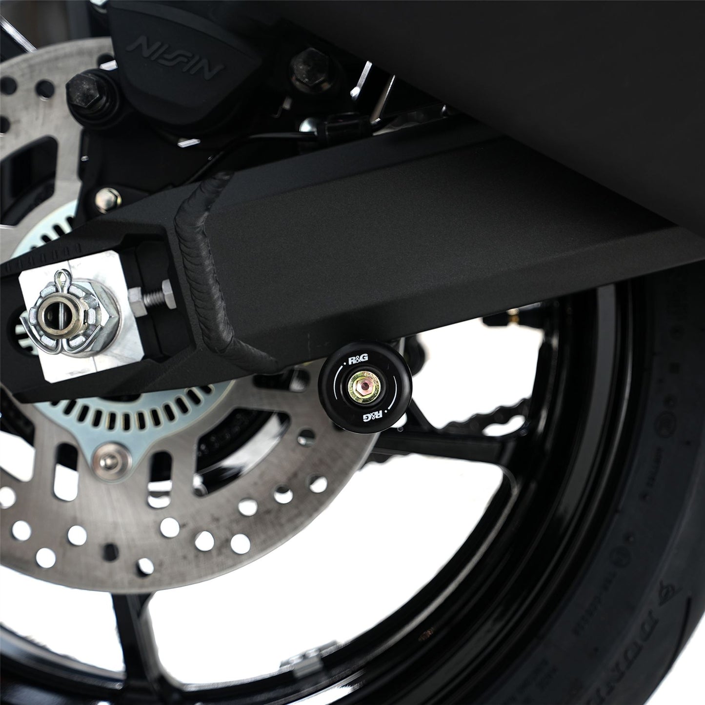 Cotton Reels for Kawasaki Z900 '17- , Z900RS '21- '24, ZH2 '20- '24 and Triumph Bonneville Bobber '17-'20 models Colour: Black