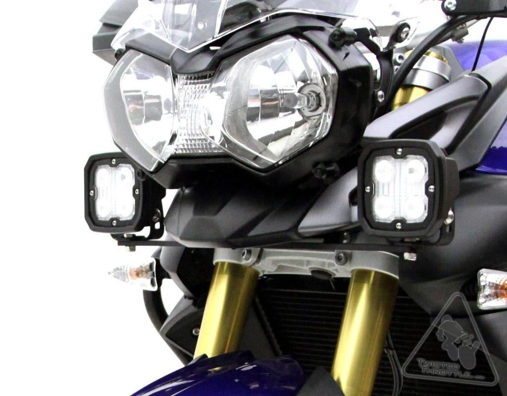 Denali Auxiliary Light Mounting Bracket For Triumph Tiger 800 XCX XRX '10-'15