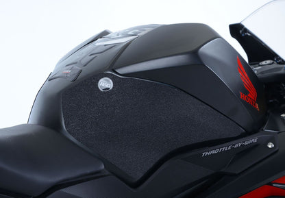 R&G Tank Traction Grips for Honda CBR250RR '17- Colour: Black
