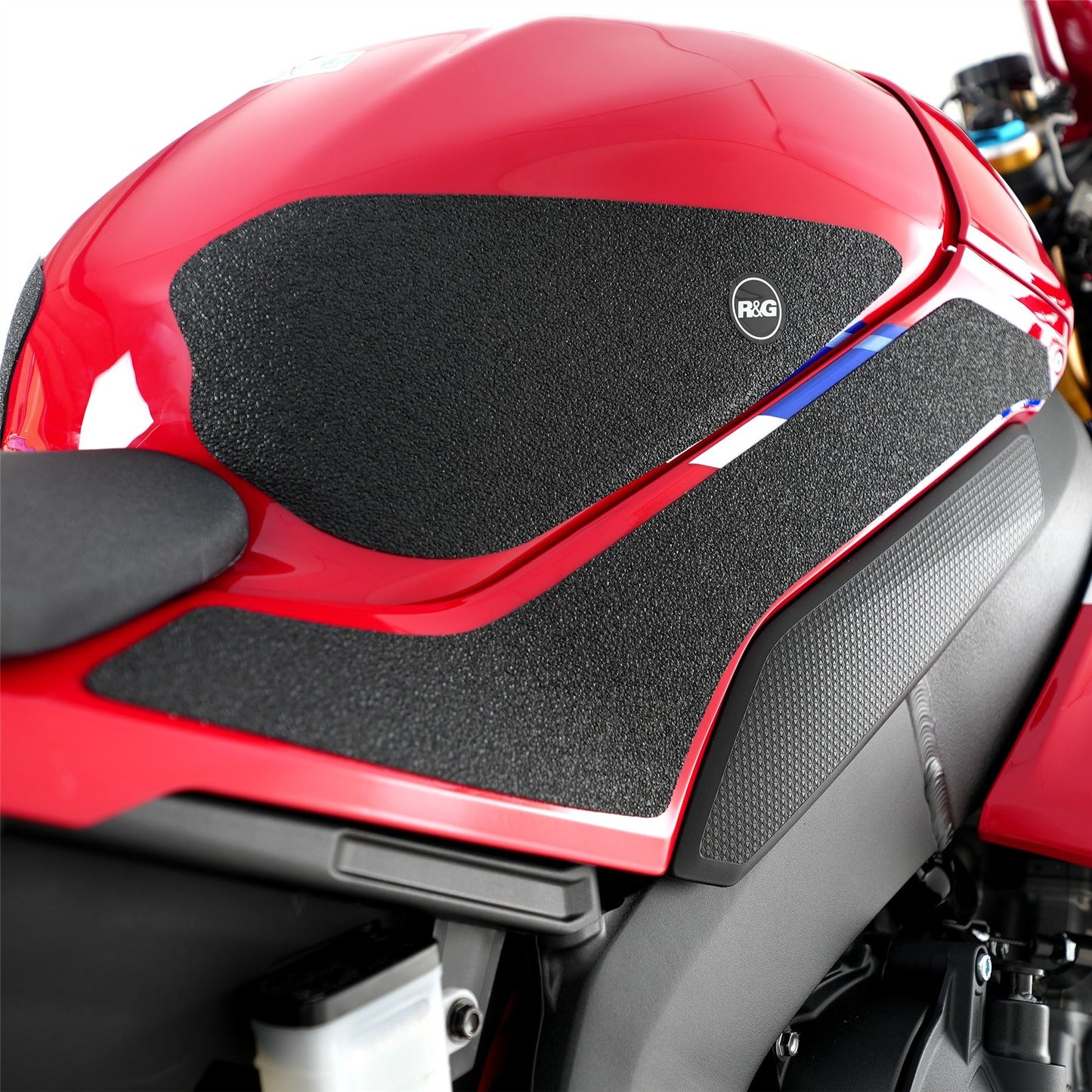 R&G Tank Traction Grips for Honda CBR1000RR-R Fireblade/SP '20- Colour: Black