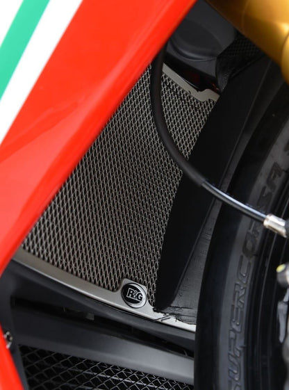 Radiator Guards for MV Agusta F4R, F4RC '15- and F4RR '12- models Colour: Titanium