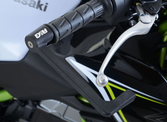 Moulded Lever Guard for Kawasaki Z650 '17-, Versys-X 300 '17-, Ninja 650 '17- '24 and  Ninja 7 Hybrid/HEV '24- Colour: Black