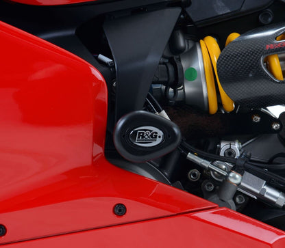 Crash Protectors - Aero Style for Ducati 899 / 959 / 1199 / 1299 Panigale ,Panigale V2 '20- '24 [No Drill Kit] Colour: Black