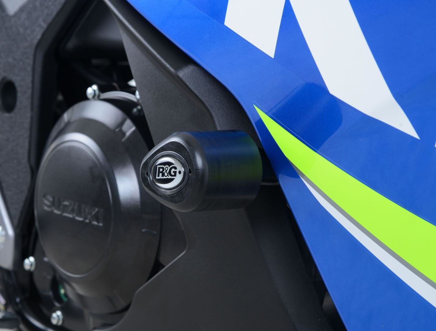 No-cut Crash Protectors - Aero Style for Suzuki GSX250R '17- and Suzuki V-Strom 250 '17- Colour: Black