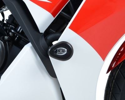 Aero Crash Protectors - Aero Style for Honda CBR300R '14- Colour: White