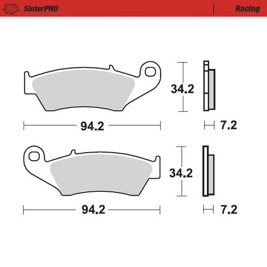 Moto-Master Racing SinterPRO Brake Pads - 93411