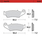 Moto-Master Racing SinterPRO Brake Pads - 93411