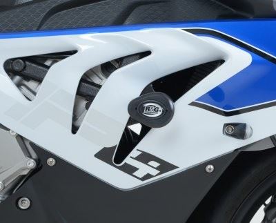 Crash Protectors - Aero Style for BMW S1000RR '12-'14 and HP4 [Non Drill] Colour: Black