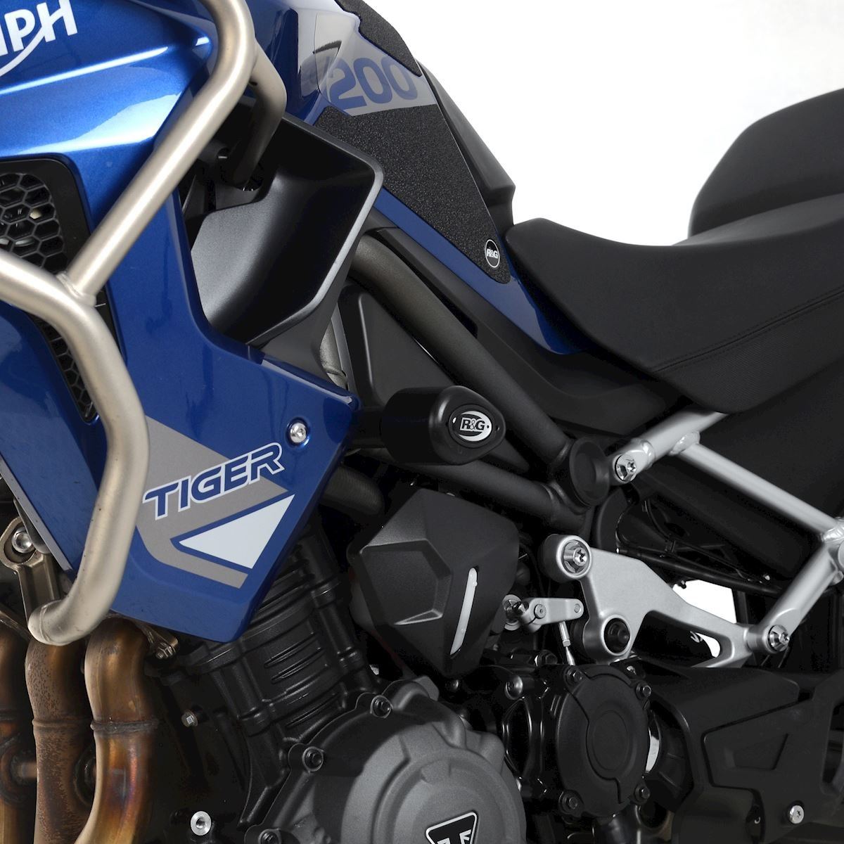Crash Protectors - Aero Style for Triumph Tiger 1200 GT/ GT Pro/ Rally Pro '22- Colour: Black