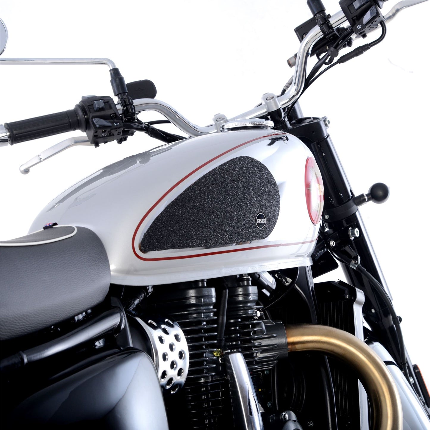 R&G Tank Traction Grips for BSA Gold Star '23- Colour: Black