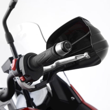 Bar End Sliders for Triumph Trident 660 '21-, Daytona 660 '24-,  Speed Triple 1200 RS '21-  (without mirrors) & Royal Enfield Continental GT 650 ’19-