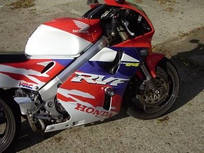Crash Protectors - Classic Style for Honda VFR400 (NC30) Colour: Black