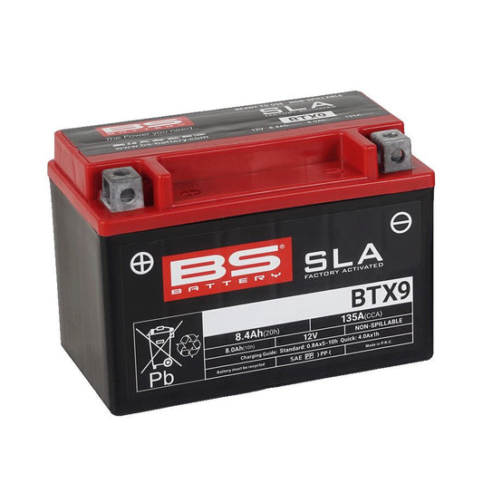 BS BTX9 SLA (WC) Factory Activated Battery