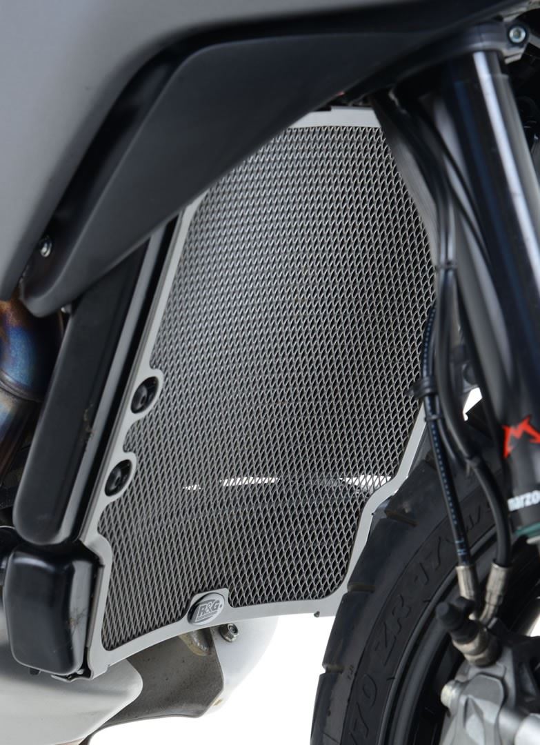 Radiator and Oil Cooler Guard for MV Agusta Rivale/Stradale/Turismo Veloce 800 '15- models Colour: Black
