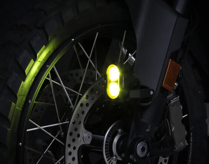 DENALI DL-2 Driving Light w/ DataDim Technology, 2-LED, 60° Symetrical Flood Beam Colour: Yellow