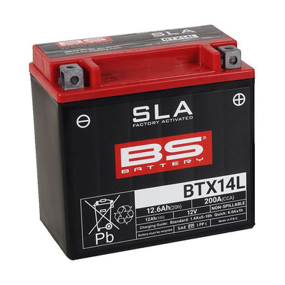 BS BTX14L SLA (WC) Factory Activated Battery