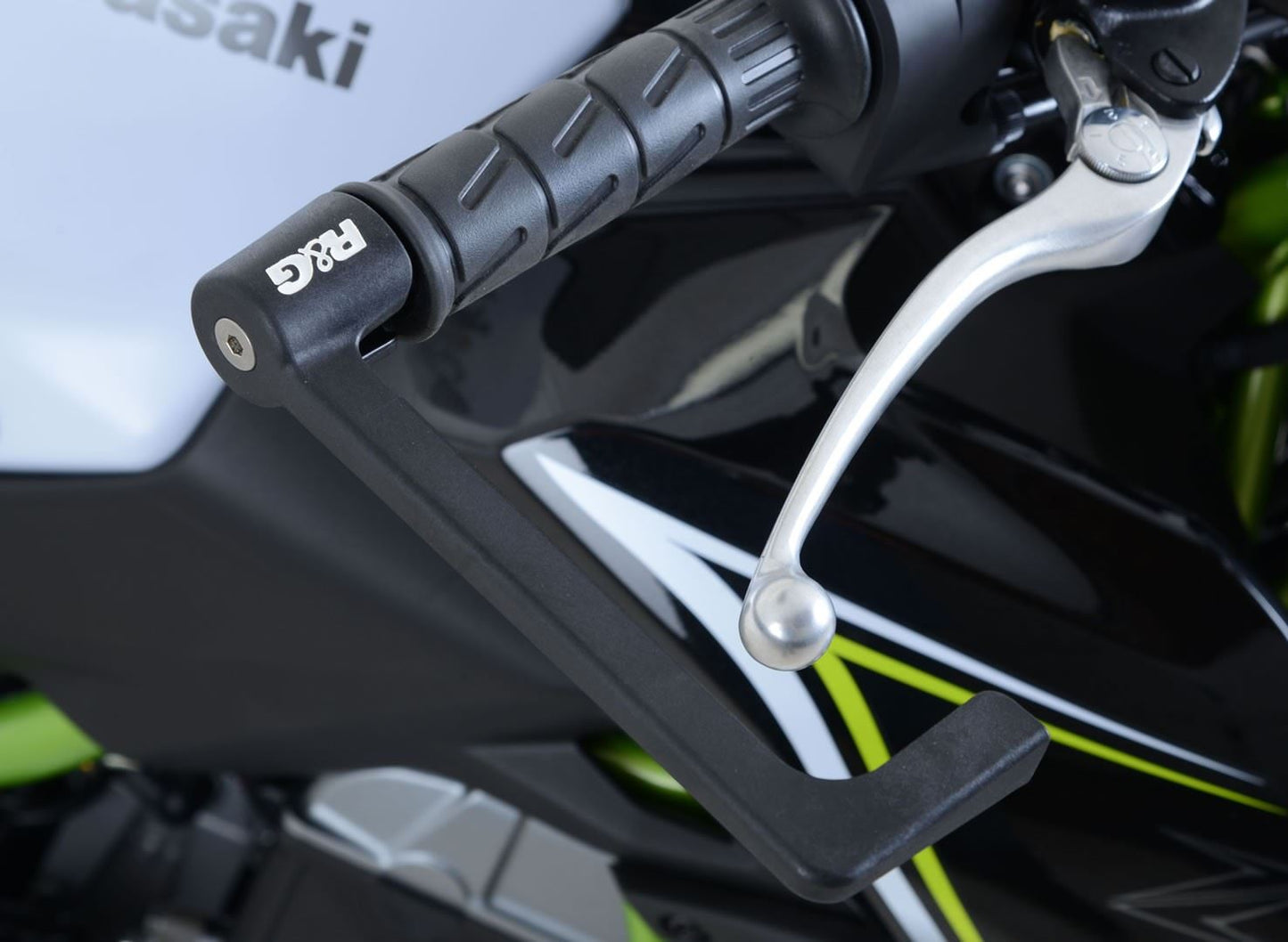 Moulded Lever Guard for Kawasaki Z650 '17-, Versys-X 300 '17-, Ninja 650 '17- '24 and  Ninja 7 Hybrid/HEV '24- Colour: Blue