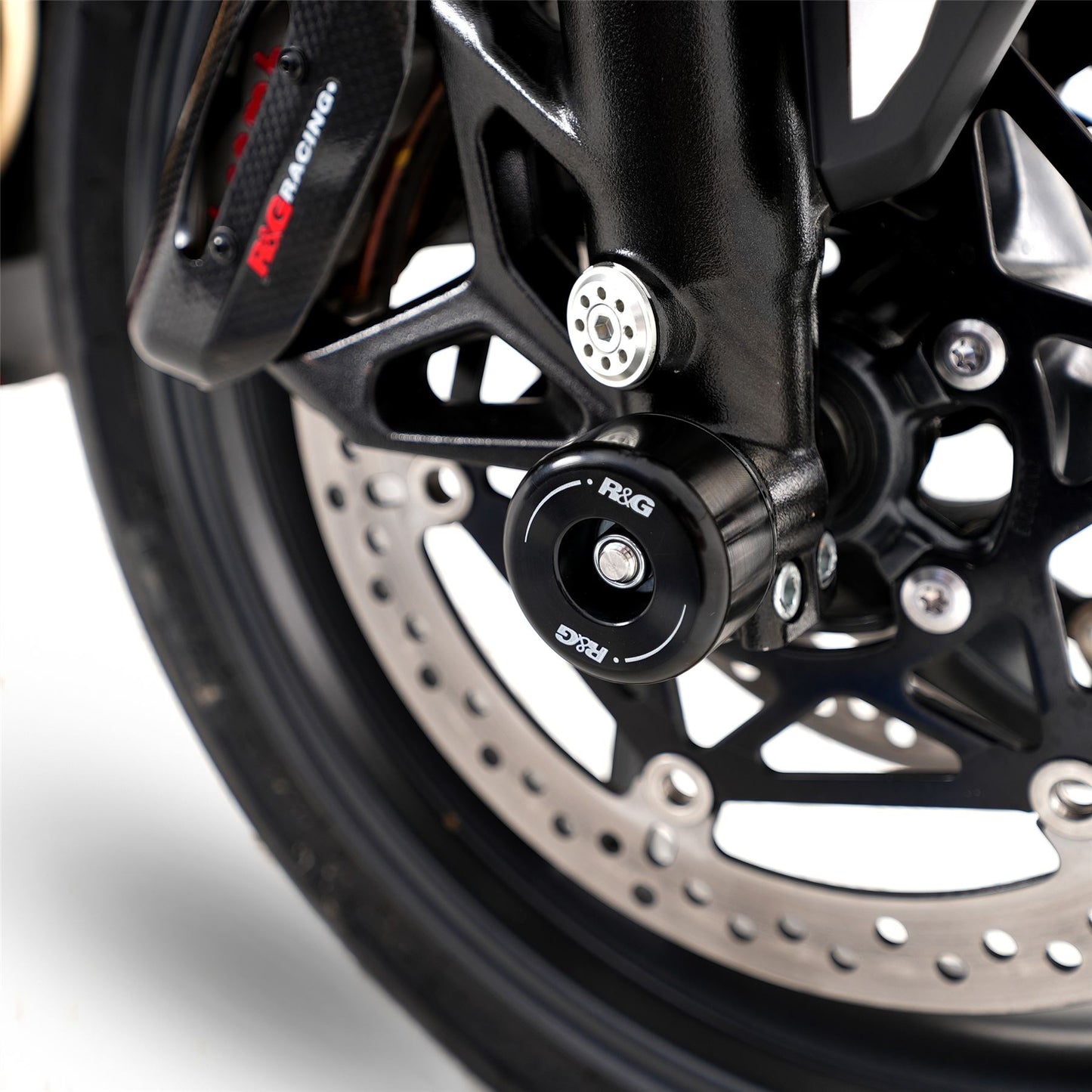 Fork Protectors for the Triumph Daytona 675 '13-, Daytona 660 '24-, Street Triple RX '15-, Street Triple R/RS 765 '17-/ Street Triple S 765 '17- '20, Daytona Moto2™ 765 '20- '24, Trident 660 '21- & Tiger 660 Sport '22- '24