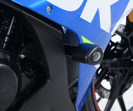 No-cut Crash Protectors - Aero Style for Suzuki GSX250R '17- and Suzuki V-Strom 250 '17- Colour: Black