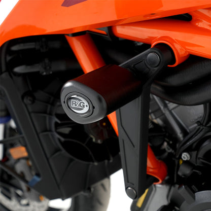 Crash Protectors- KTM 1390 Super Duke R (Evo) 2024 Colour: Black