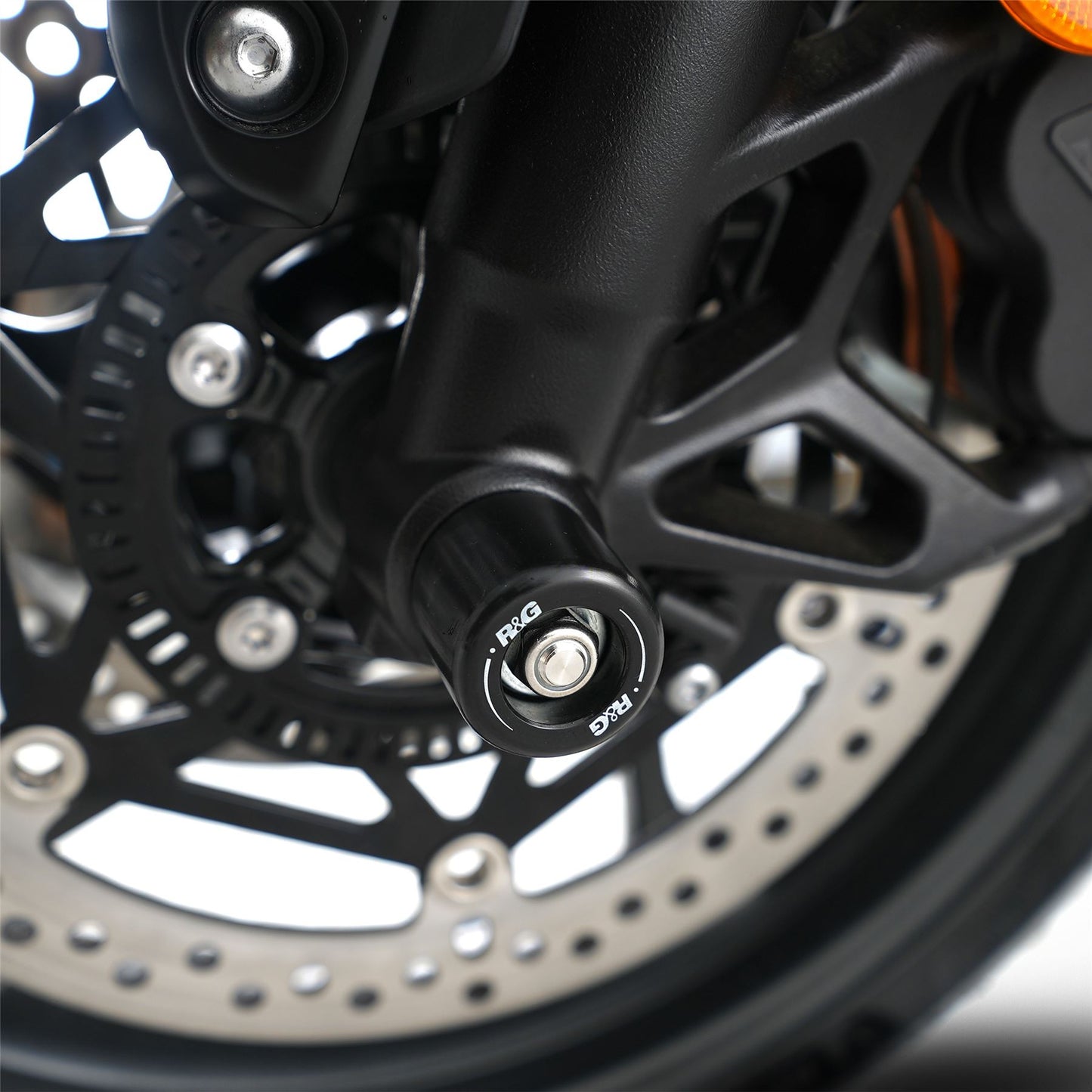 Fork Protectors for Triumph Street Triple R / RS 765 '17-, Street Triple S 765  '17-'20, Daytona 660 '24-, Trident 660 '21- & Daytona Moto2™ 765 '20- '24 (small bobbin)